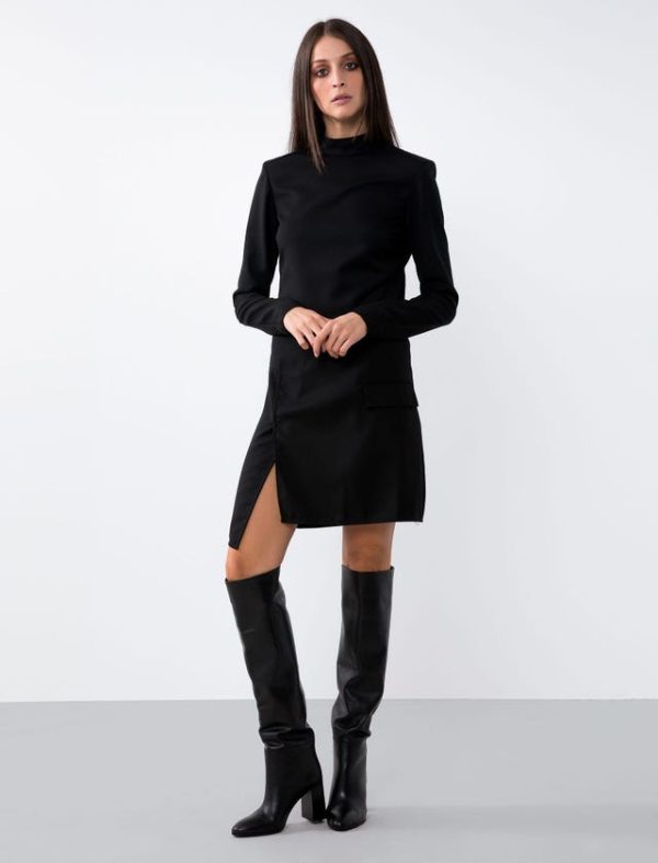 Bcbg STRETCH WOOL MINI DRESS