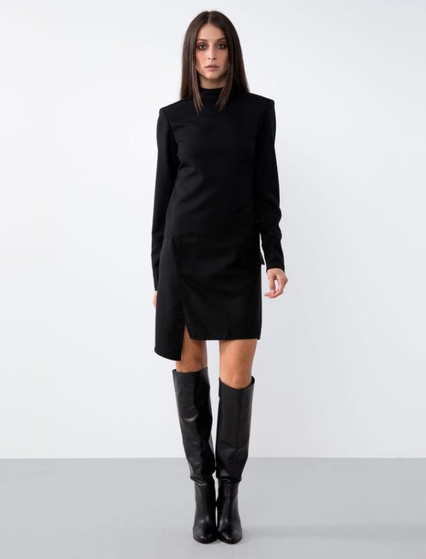 Bcbg STRETCH WOOL MINI DRESS - Image 3