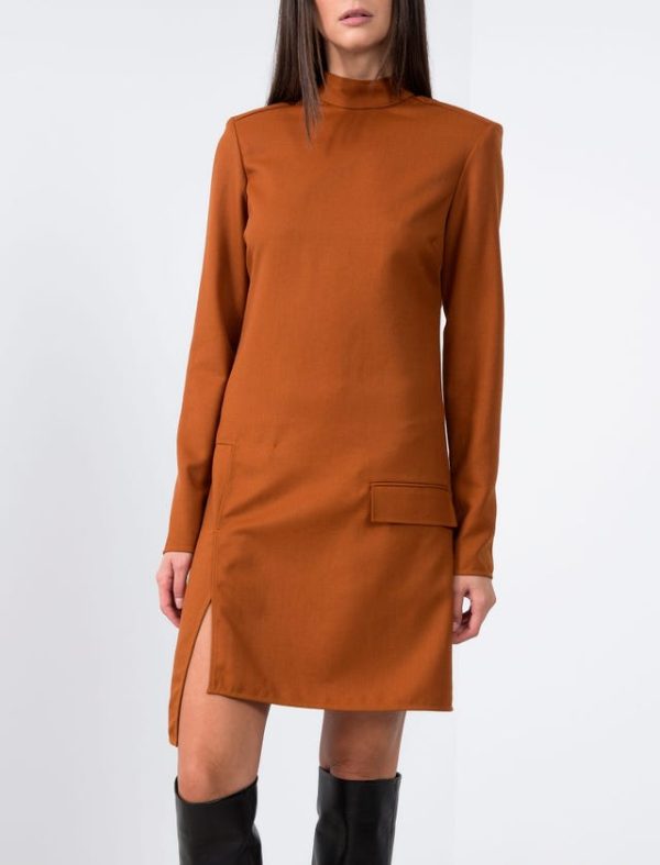 Bcbg STRETCH WOOL MINI DRESS - Image 4