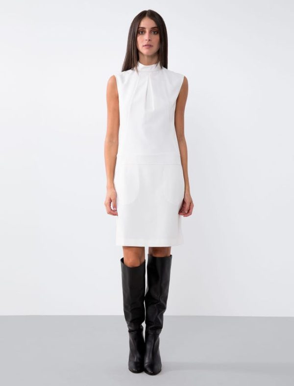 Bcbg STRETCH WOOL MINI DRESS