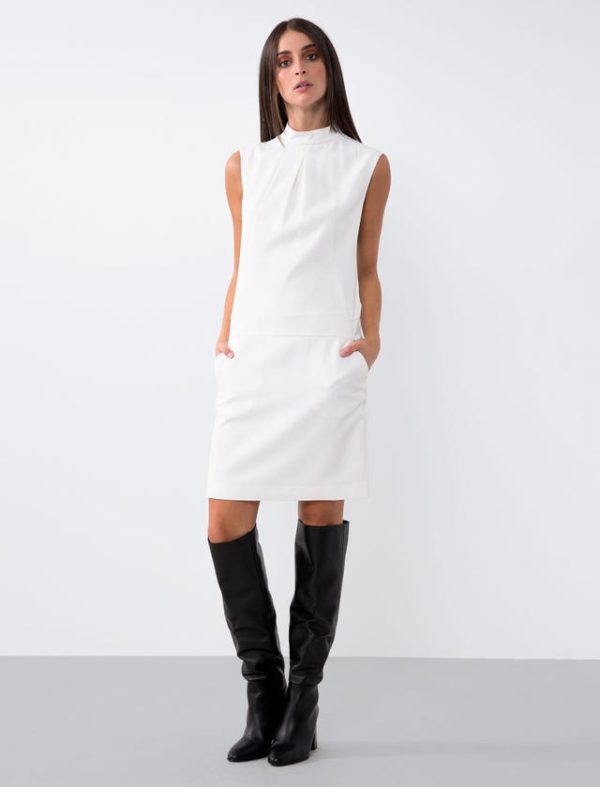 Bcbg STRETCH WOOL MINI DRESS - Image 3