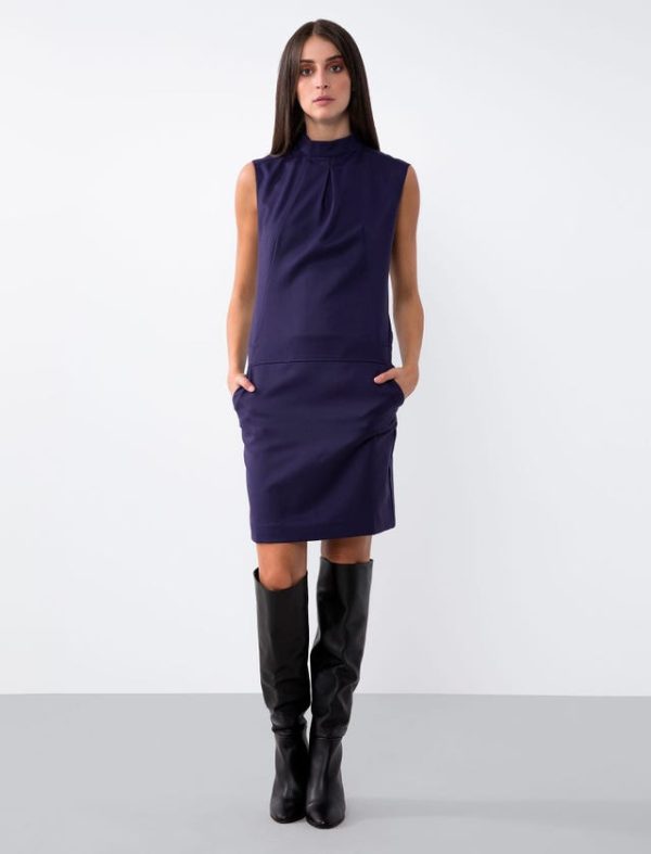 Bcbg STRETCH WOOL MINI DRESS