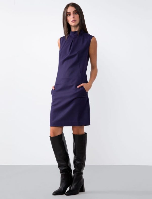 Bcbg STRETCH WOOL MINI DRESS - Image 3