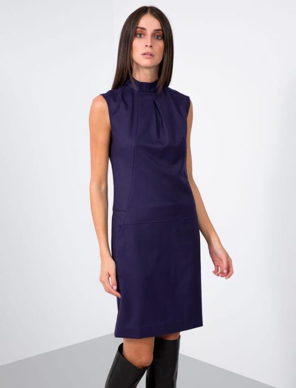 Bcbg STRETCH WOOL MINI DRESS - Image 5