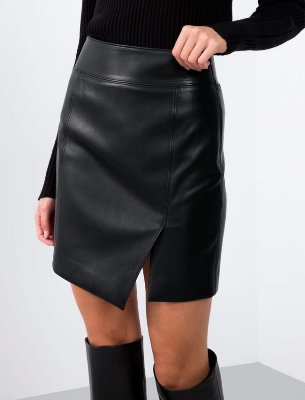 Bcbg FAUX LEATHER MINI SKIRT - Image 5