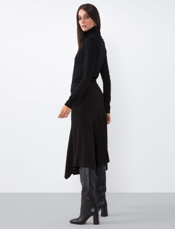 Bcbg JERSEY MILANO STITCH ASYMMETRICAL SKIRT - Image 2