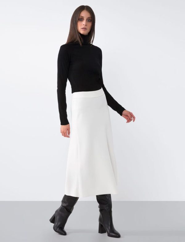 Bcbg JERSEY MILANO STITCH MIDI SKIRT - Image 5