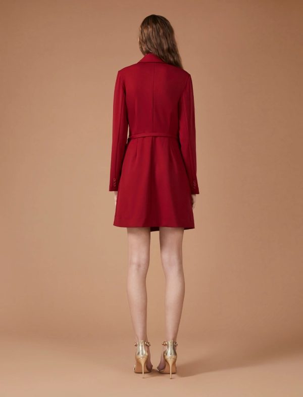 BCBG BLAZER MINI DRESS BCBGENERATION - RHUBARB - Image 4