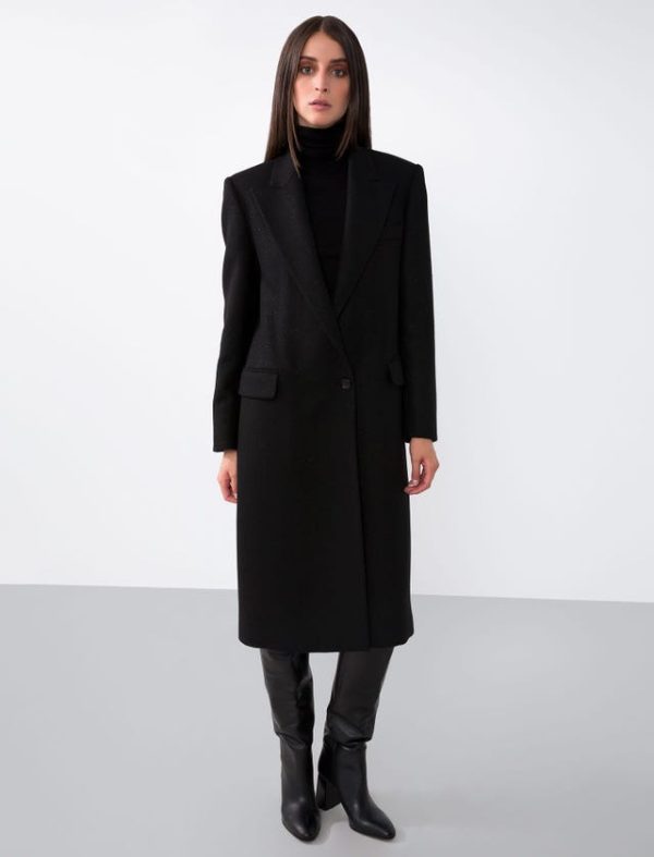 Bcbg LUREX WOOL TAILORED COAT - Image 3