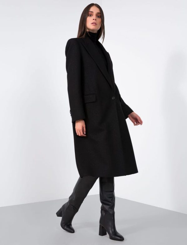 Bcbg LUREX WOOL TAILORED COAT - Image 5