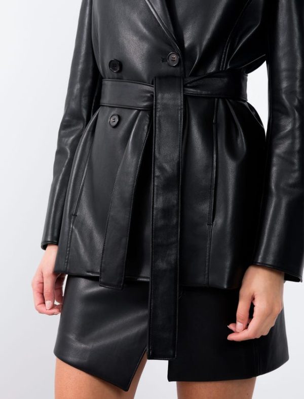 Bcbg FAUX LEATHER JACKET - Image 5