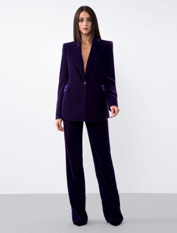 Bcbg VELVET OVERSIZE JACKET - Image 2