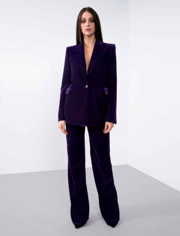 Bcbg VELVET OVERSIZE JACKET - Image 4