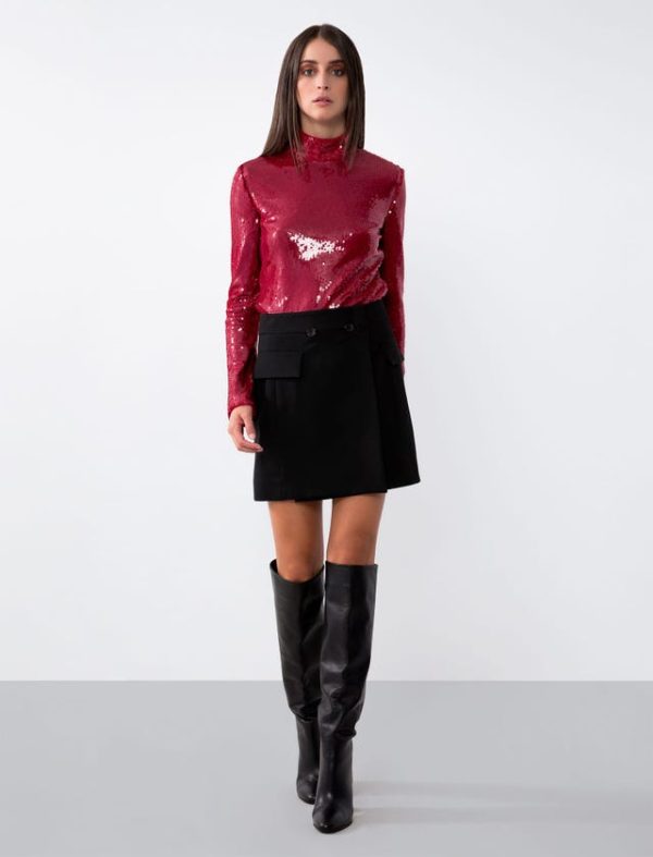 Bcbg SEQUIN BODYSUIT - Image 3