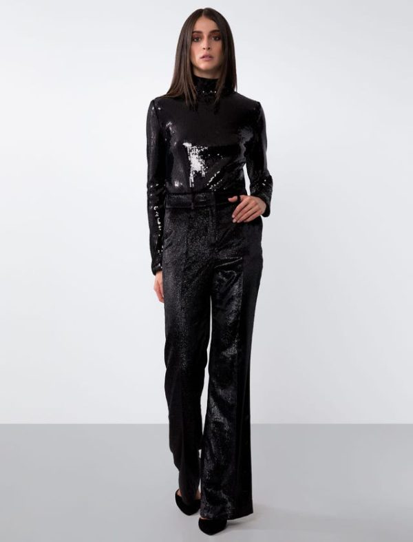 Bcbg LUREX VELVET TAILORING PANT - Image 5