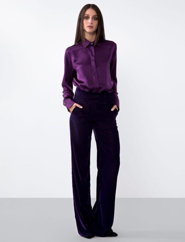 Bcbg VELVET TAILORING PANT