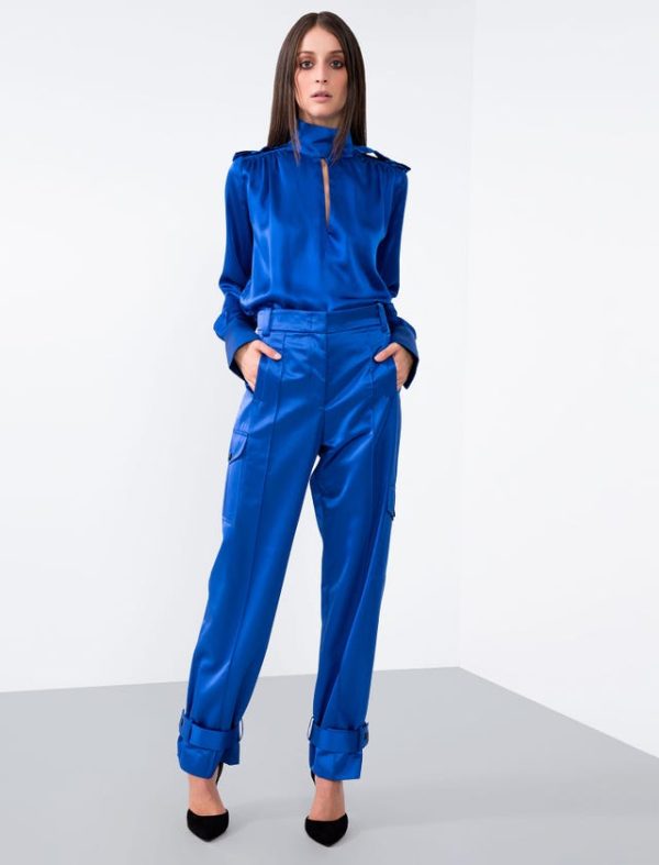 Bcbg WOOL/VISCOSE ASYMMETRICAL POCKETS PANT - Image 3