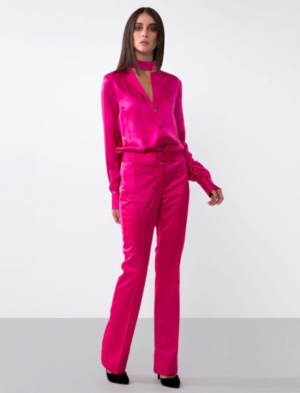 Bcbg WOOL/VISCOSE FLARED PANT - Image 3