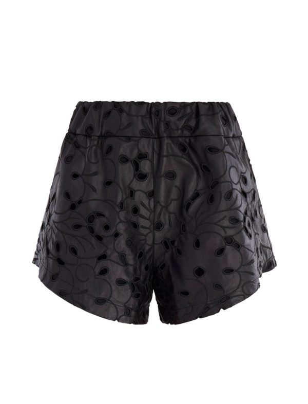 Bcbg ARIELLE FAUX LEATHER LACE SHORT - Image 6