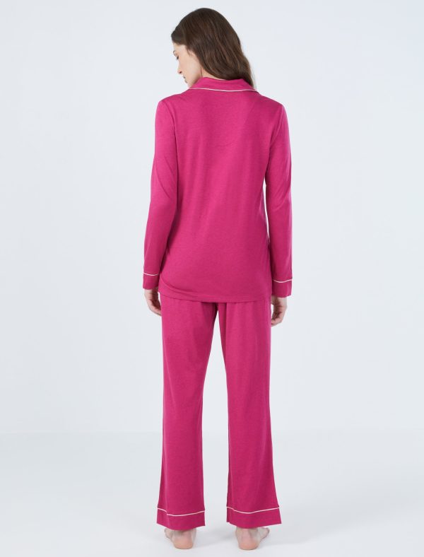 Bcbg Bonnie Long Sleeve Top & Pant Pajama Set - Image 5