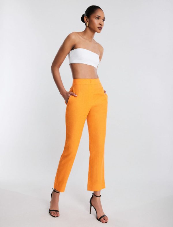 Bcbg AMELIE LINEN PANT - Image 6