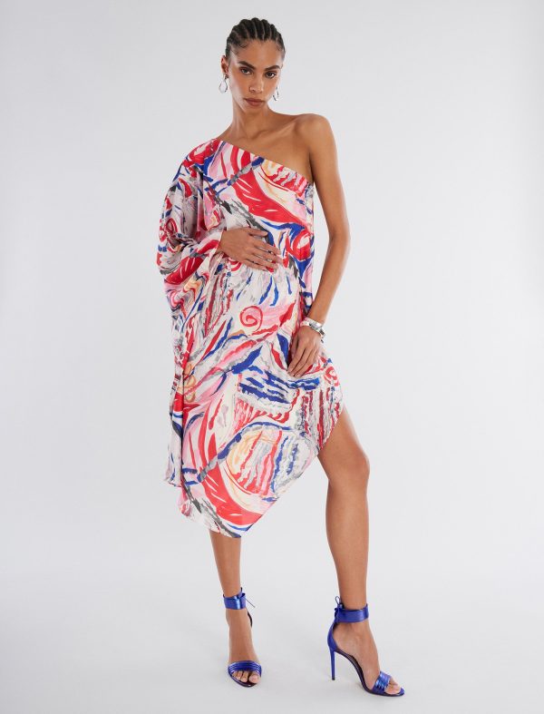 Bcbg ASHER ONE SHOULDER DRESS