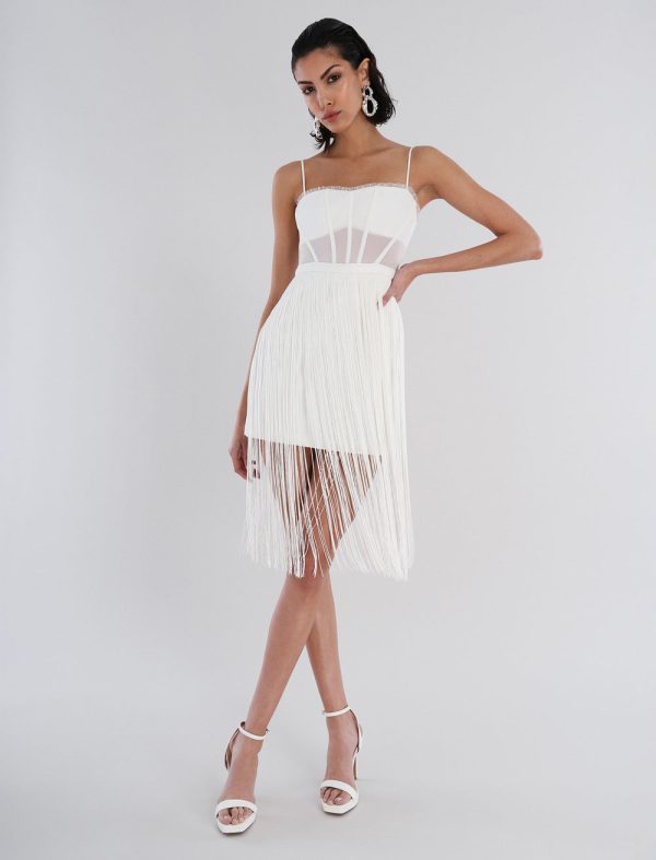 Bcbg CHARLIE FRINGE DRESS