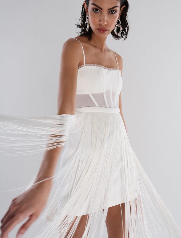 Bcbg CHARLIE FRINGE DRESS - Image 5