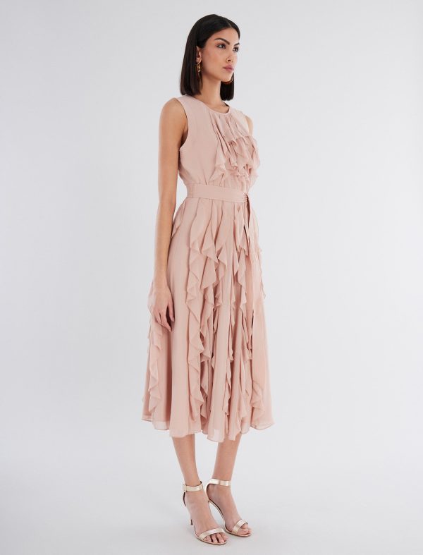 Bcbg ISABEAU RUFFLE DRESS - Image 3