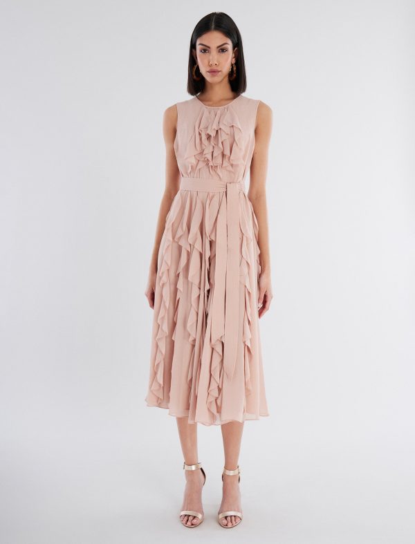 Bcbg ISABEAU RUFFLE DRESS - Image 5