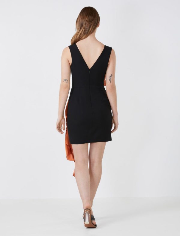 Bcbg JOSEPHINE COLORBLOCK DRAPE MINI DRESS - Image 4