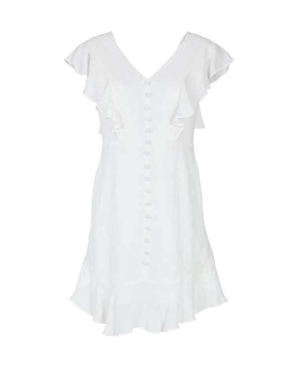 Bcbg CORALINE RUFFLE MINI DRESS - Image 3