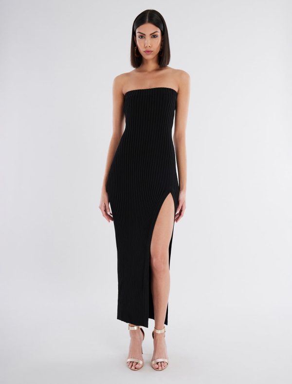 Bcbg POPPY SIDE SLIT DRESS