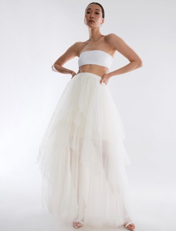 Bcbg Layered Ruffle Tulle Skirt - Image 2