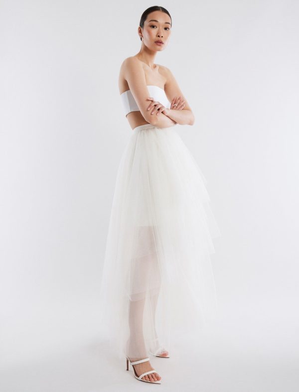 Bcbg Layered Ruffle Tulle Skirt - Image 3