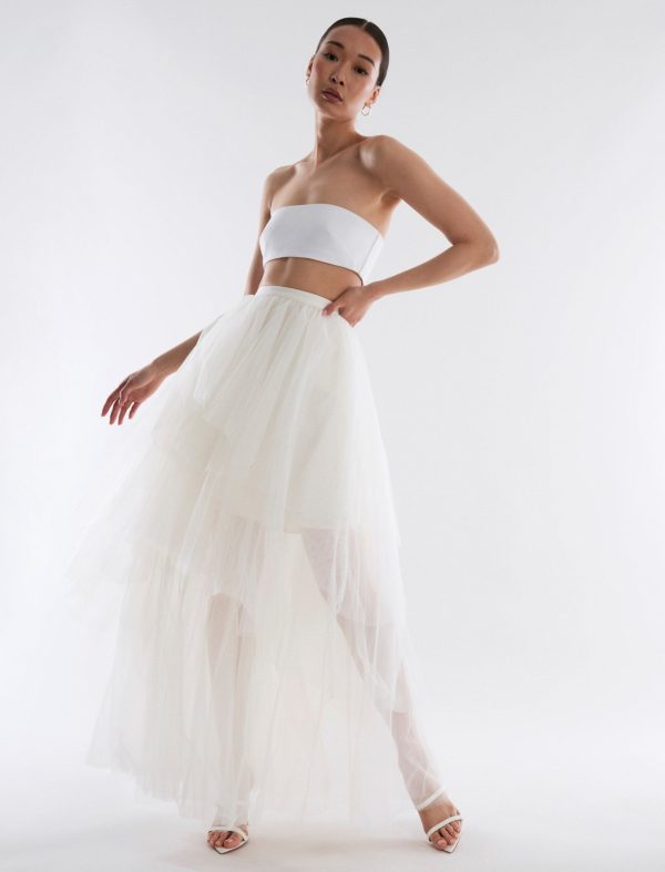 Bcbg Layered Ruffle Tulle Skirt - Image 5