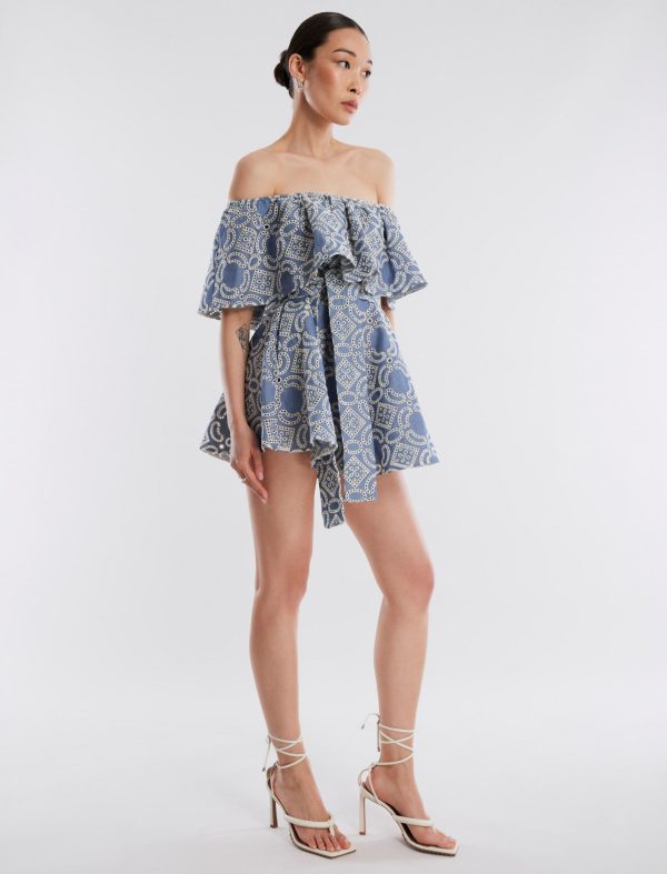 Bcbg Nola Off-The-Shoulder Romper - Image 7