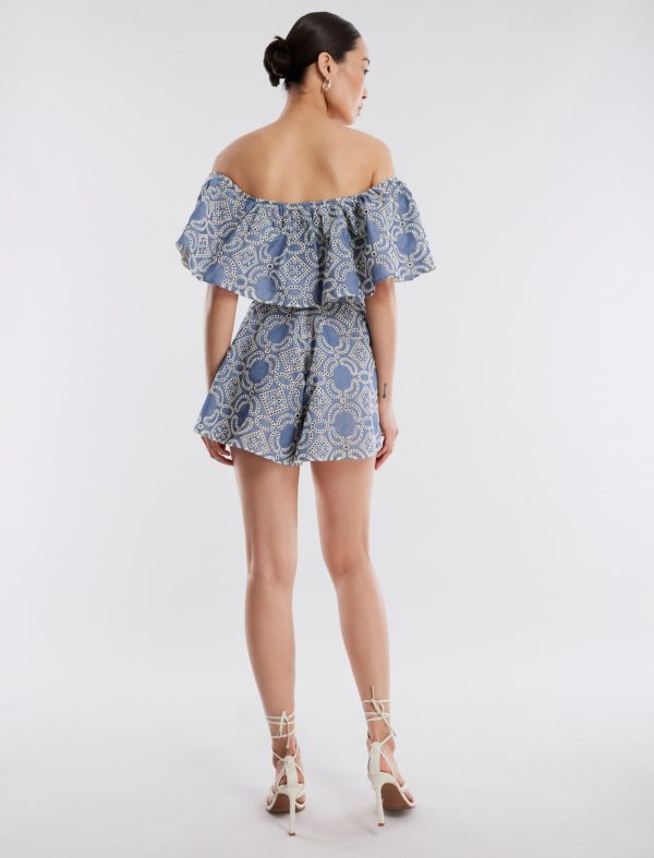 Bcbg Nola Off-The-Shoulder Romper - Image 8