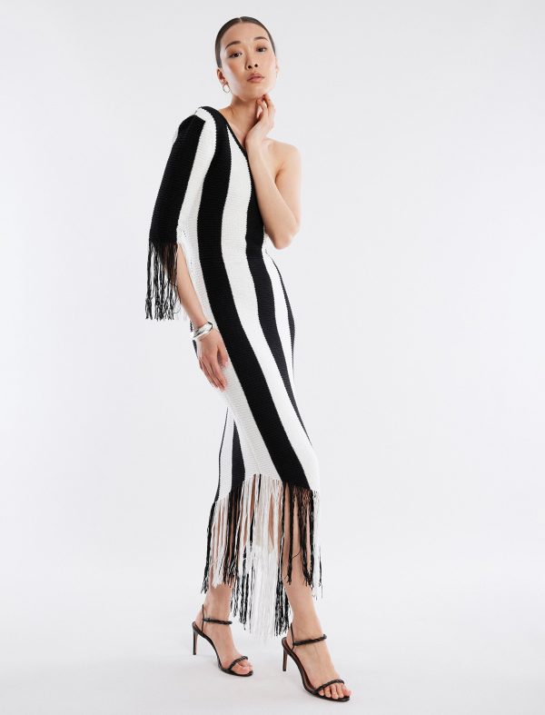 Bcbg Cassius Fringe Hem Dress - Image 3