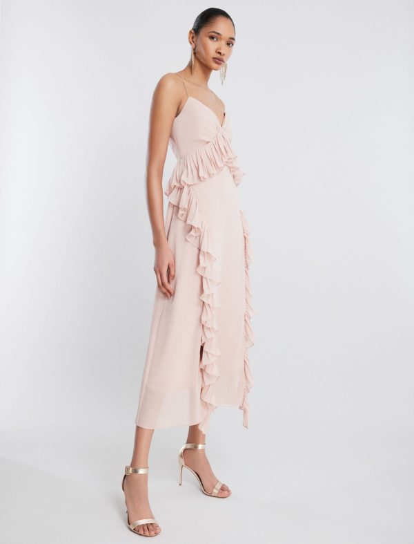 Bcbg Ellington Ruffle Dress - Image 3