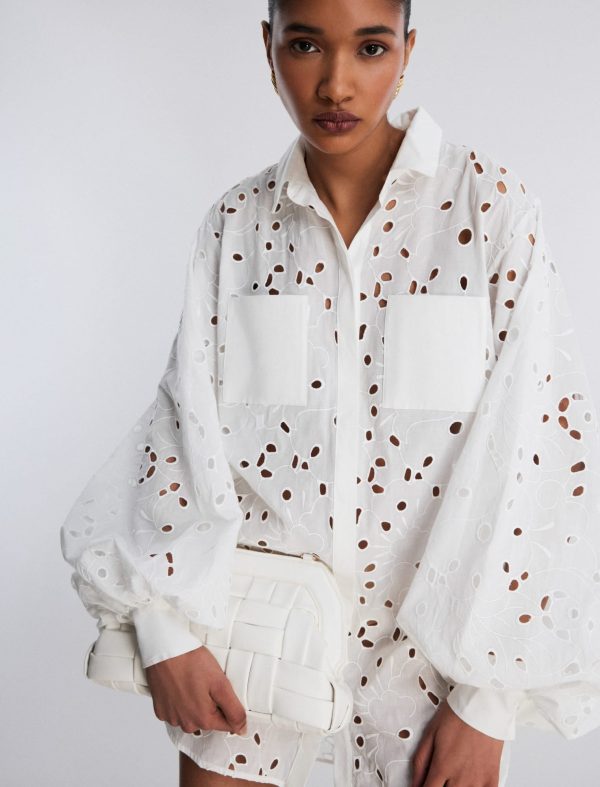 Bcbg Emerson Eyelet Shirt Dress - Image 6