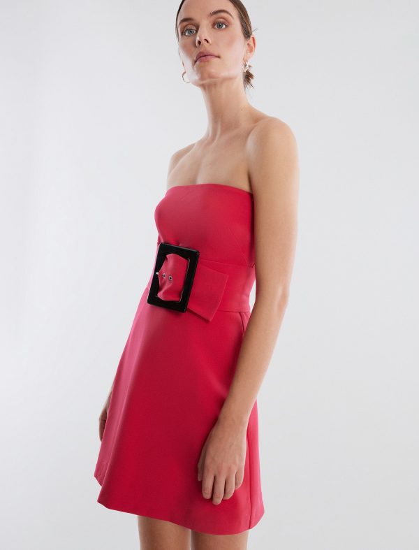 Bcbg Delilah Strapless Belted Mini Dress - Image 3