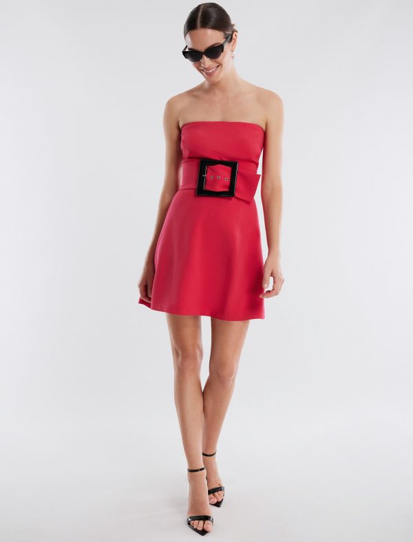 Bcbg Delilah Strapless Belted Mini Dress - Image 5