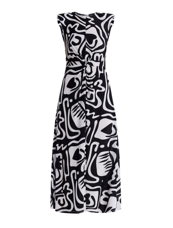 Bcbg Orion Bold Shoulder Midi Dress - Image 8