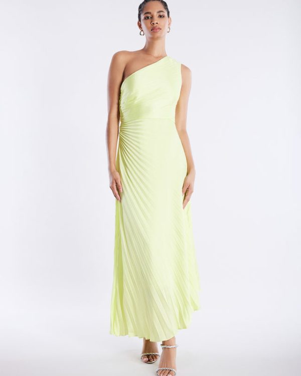 Bcbg Acacia One Shoulder Satin Gown - Image 2