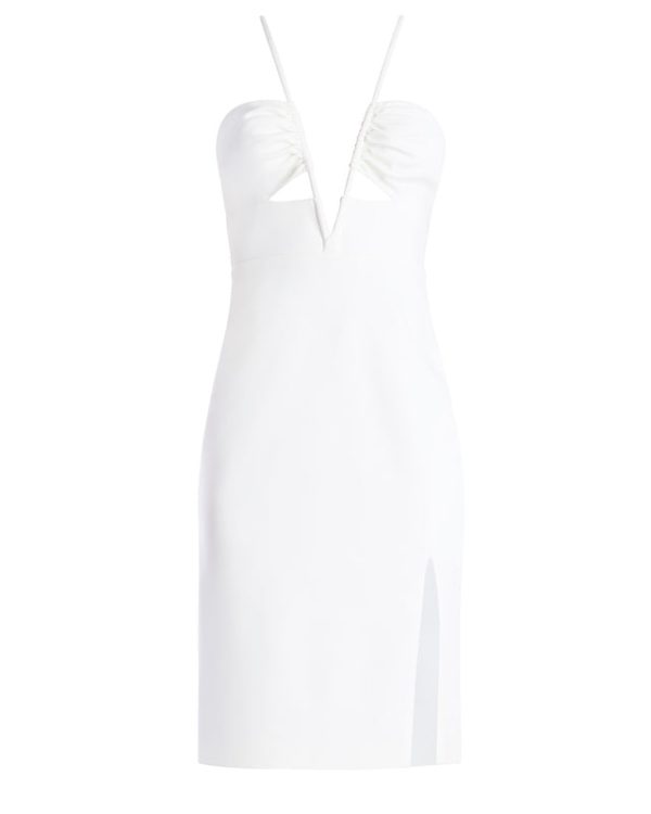 Bcbg DRESS Aida Plunging Halter Midi Dress - Image 7