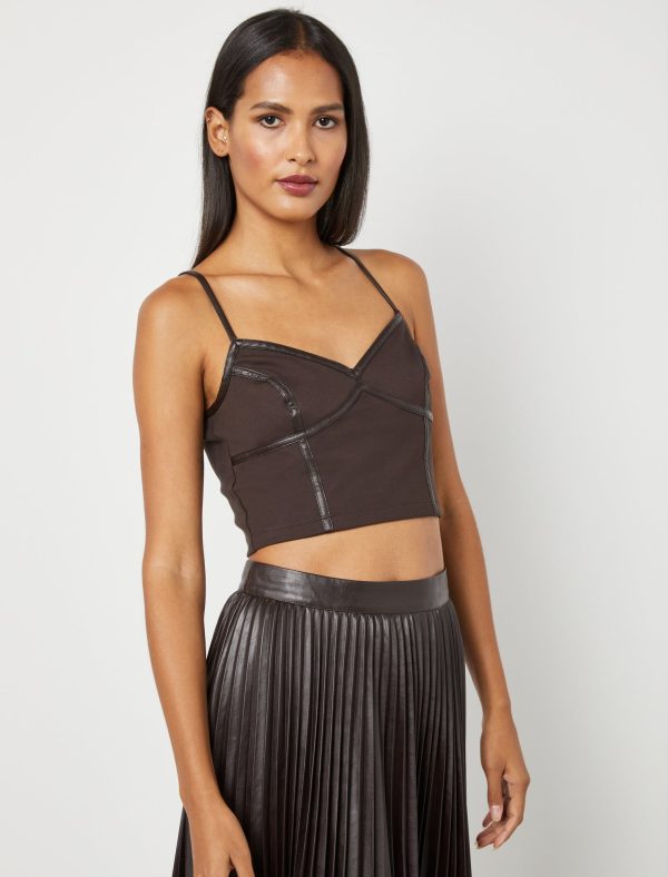 Bcbg Bustier Crop Top