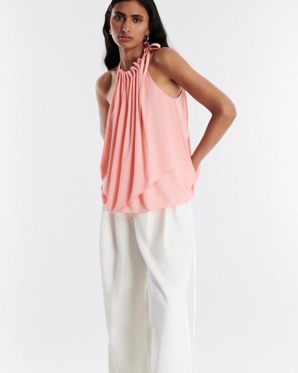 Bcbg Neck Tie Halter Top - Image 3