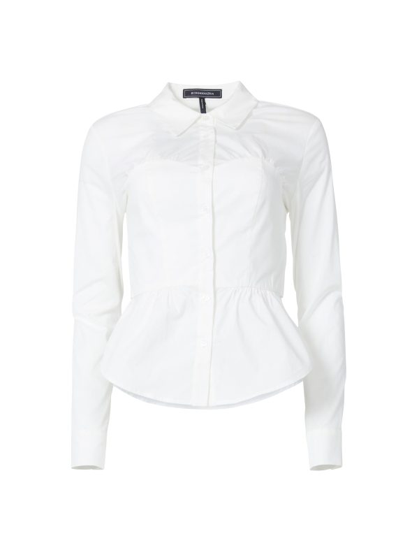 Bcbg Button-Up Corset Shirt - Image 5