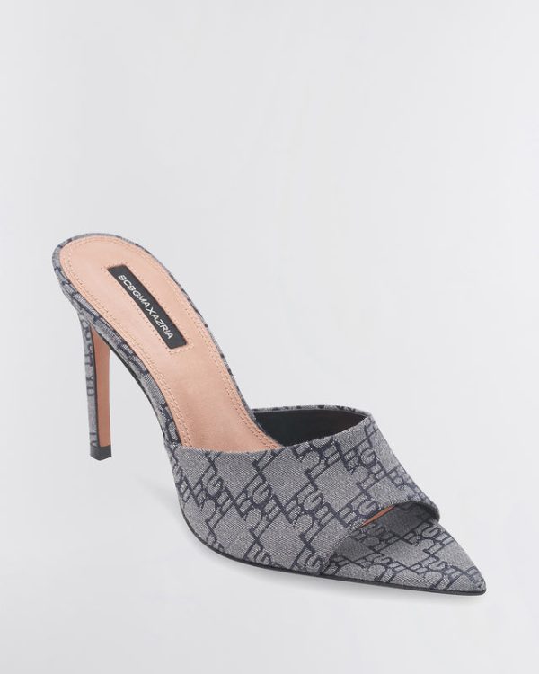 Bcbg Dana Logo Mule Sandal Heel